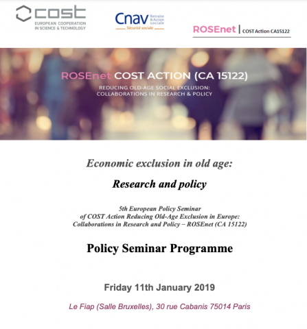 Policy seminar ROSEnet